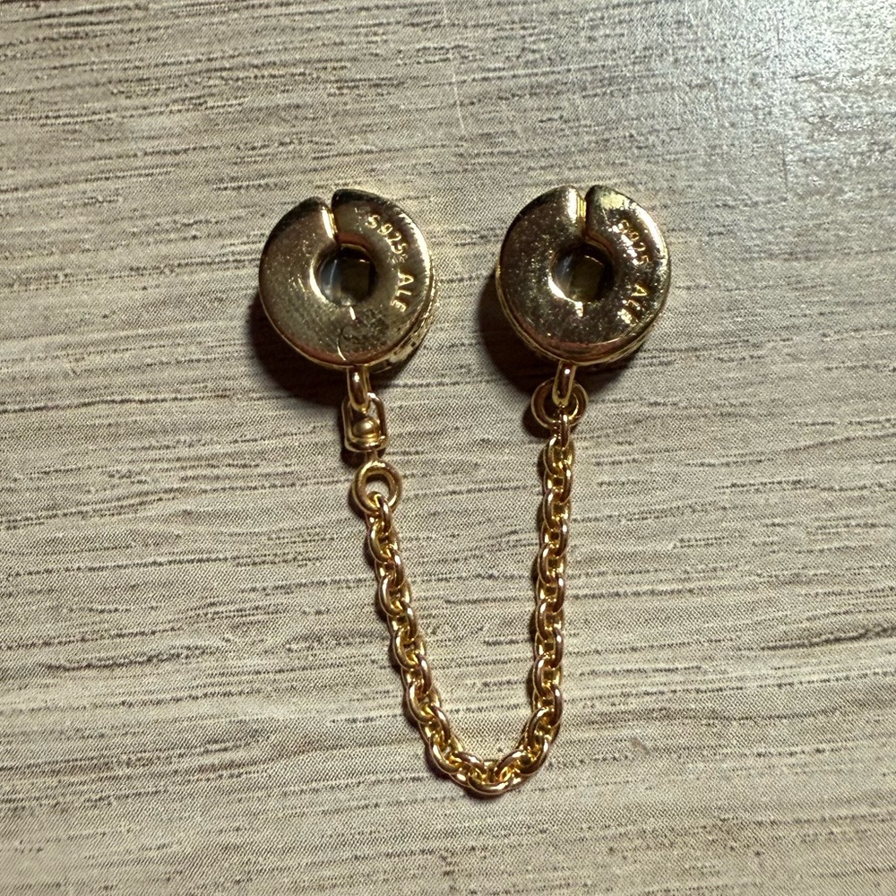Pandora Gold Plated Safety Chain